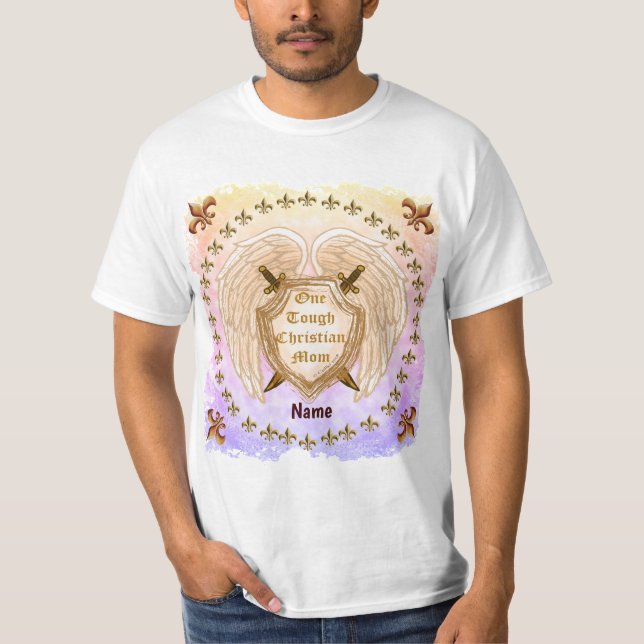 T-Shirt personnalisé Tough Christian Mom (Devant)