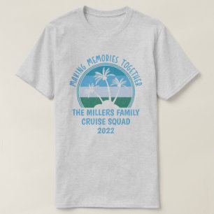 T-shirt Personnalisé Vacances en famille Été Réunion Plage