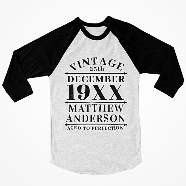 T-shirt Personnalisé Vintage à la perfection (Créateur téléchargé)