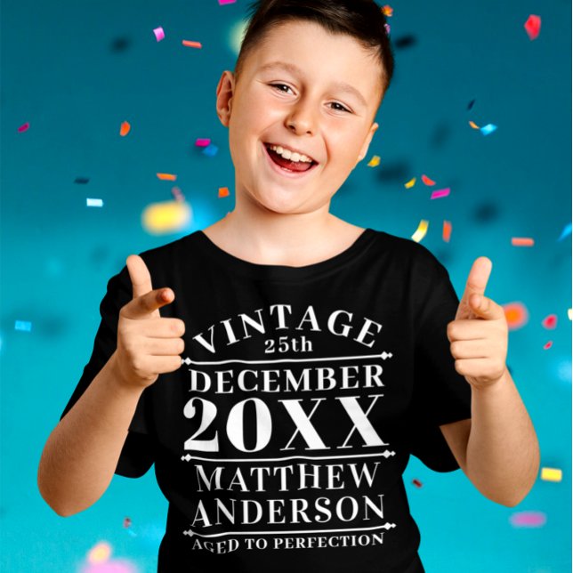 T-shirt Personnalisé Vintage à la perfection (Créateur téléchargé)