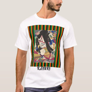 T-shirt Personnalisé Vintage esthétique Japonais Kabuki Ar