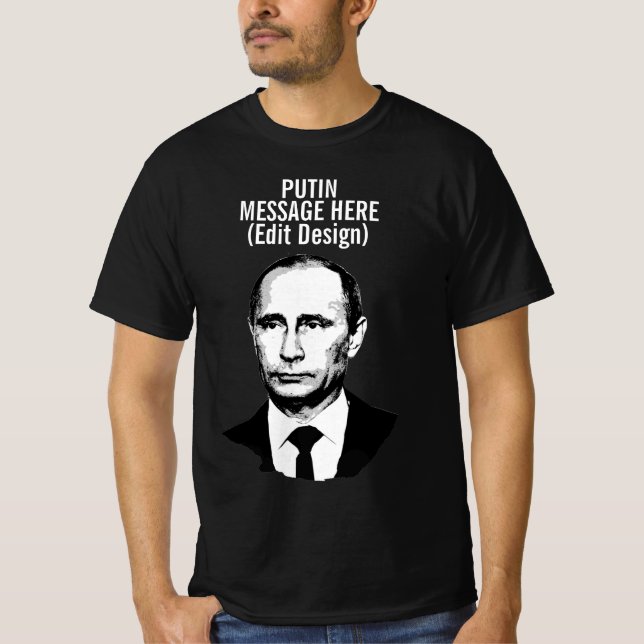 T-SHIRT PERSONNALISÉ VLADIMIR POUTINE (Devant)