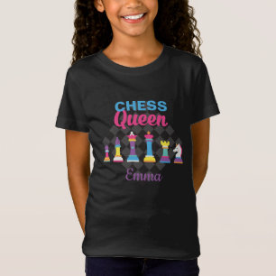 T-Shirt Personnalisée de la reine d'échecs