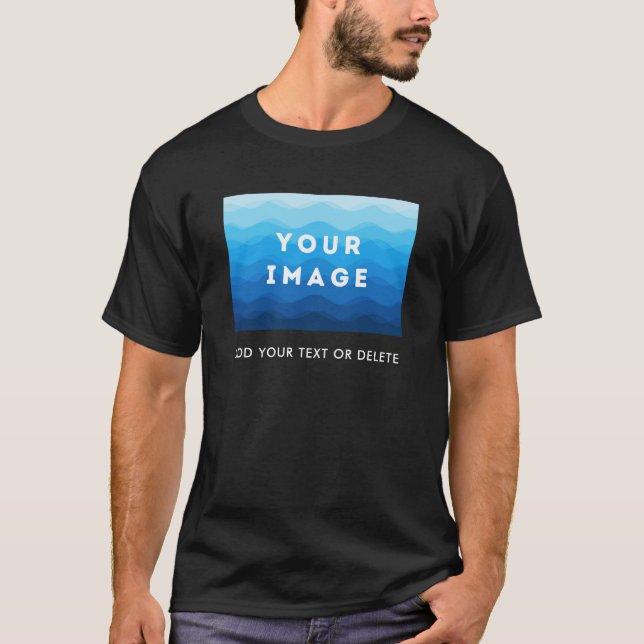 T-shirt Personnaliser Ajouter le texte de l'image et le no (Devant)