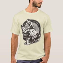 T-shirt Personnaliser Ancien Magasin de Barbier Promotionn