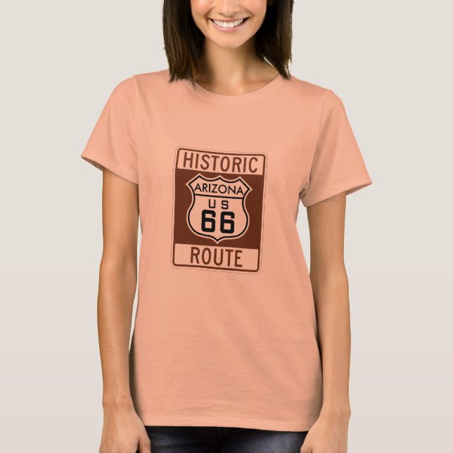 T-shirt Personnaliser Arizona US Route 66 (Devant)