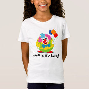 T-Shirt Personnaliser, bande dessinée mignon clown de cirq