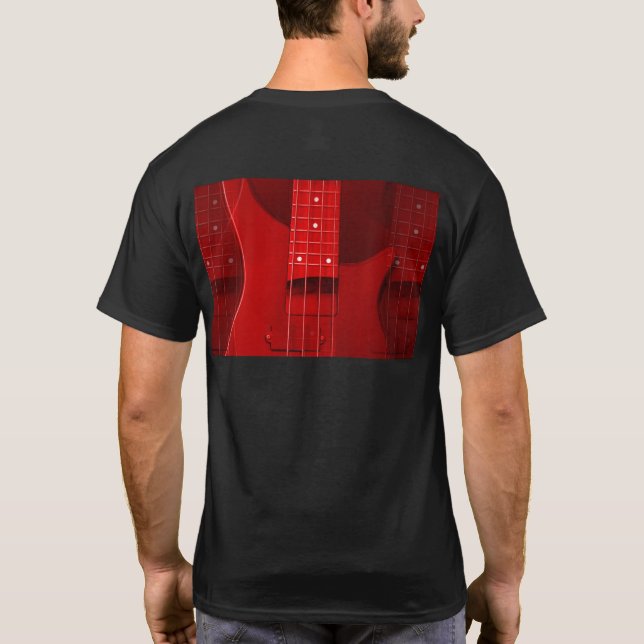 T-shirt Personnaliser Bass Guitare tendance Black Color Mo (Dos)