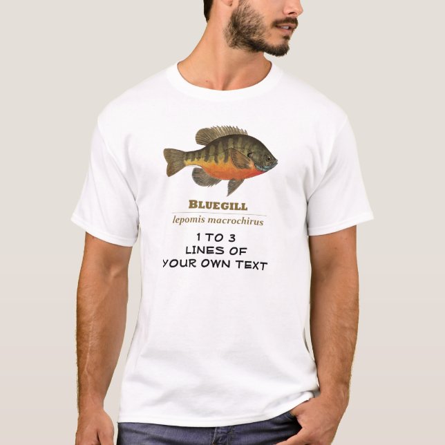 T-shirt Personnaliser Bluegill, Bream (Devant)