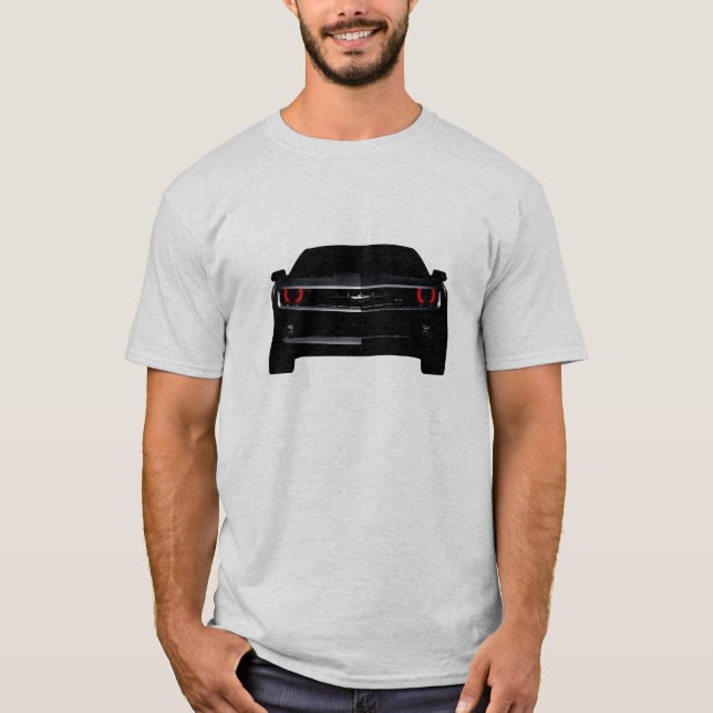 T-shirt Personnaliser Cool noir Chevy Camaro (Devant)