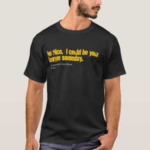 T-shirt Personnaliser d'avocat votre chemise d'école