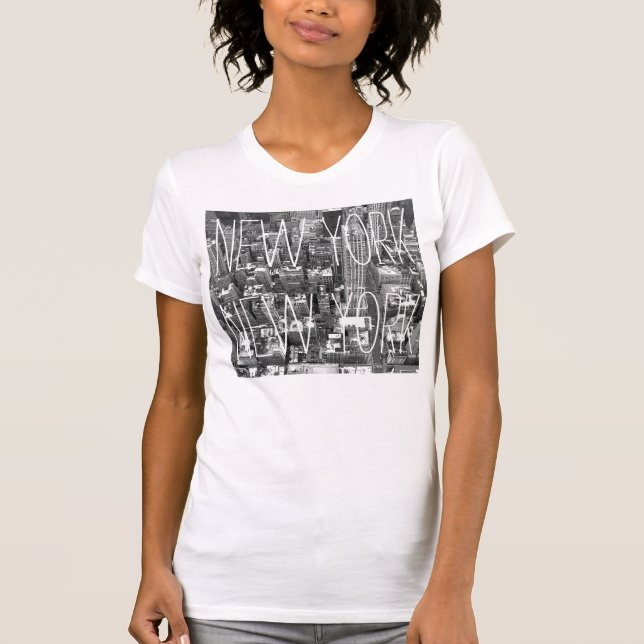 T-shirt Personnaliser de chemise de souvenir de New York (Devant)