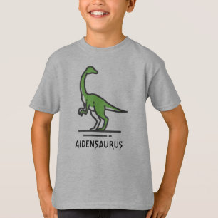 T-shirt Personnaliser Dinosaur Nom Personnaliser