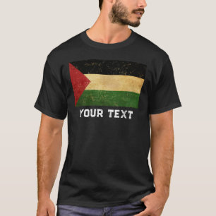 T-shirt Personnaliser Drapeau palestinien Vintage