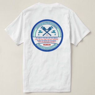 T-shirt Personnaliser Entrepreneur en plomberie Business H