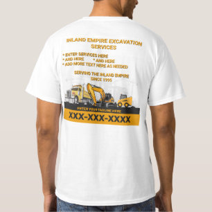 T-shirt Personnaliser Entrepreneur Général de Fouille Cons