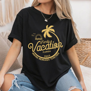 T-shirt Personnaliser Famille Vacation 2025 Famille Groupe