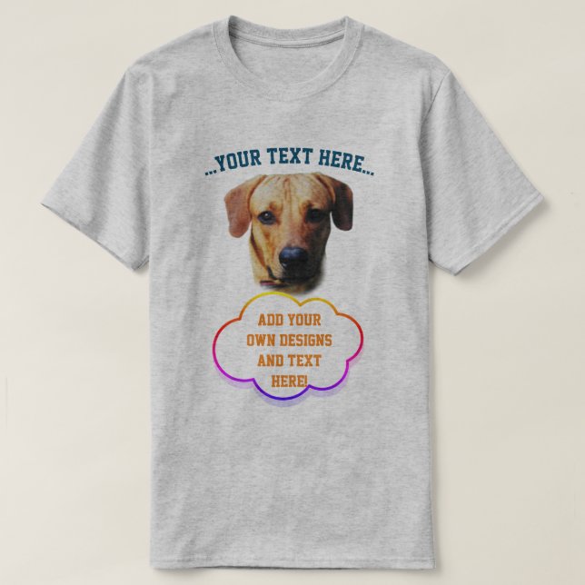 T-shirt Personnaliser Imprimez Votre Propre Conception Sur (Design devant)