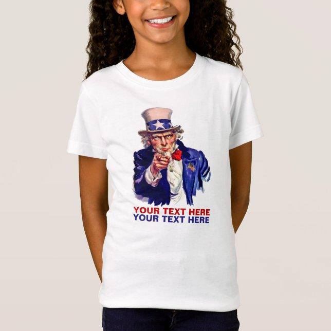 T-Shirt Personnaliser It Oncle Sam (Devant)
