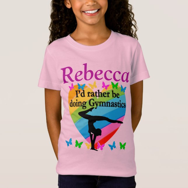 T-Shirt PERSONNALISER JE FERAIS PLUTÔT DE LA GYMNASTIQUE P (Devant)