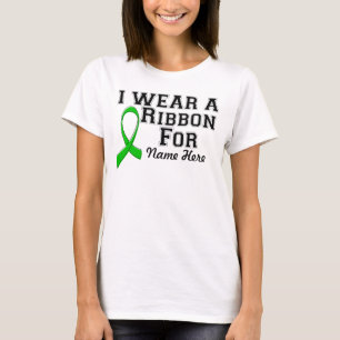 T-shirt Personnaliser je porte un ruban vert