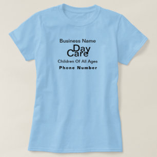 T-shirt Personnaliser la garderie Sky Blue