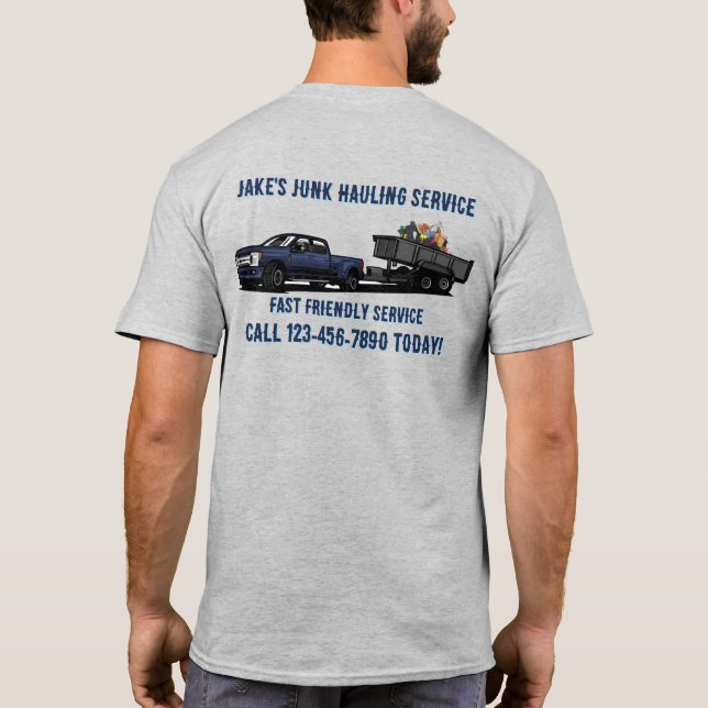 T-shirt Personnaliser la marque du service d'expédition de (Dos)