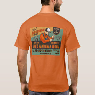 T-shirt Personnaliser la promotion du service de bricolage