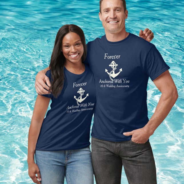 T-shirt Personnaliser l'anniversaire du Mariage Croisière  (Anniversary Cruise Vacation Shirt ,Personalize According to your needs.)