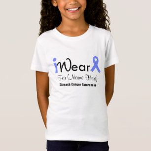 T-Shirt Personnaliser le cancer de l'estomac à ruban de P