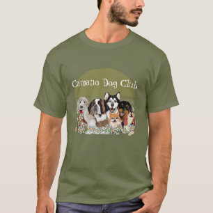 T-shirt Personnaliser le club de pack de chiens de texte
