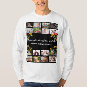 T-shirt Personnaliser le collage photo et le texte