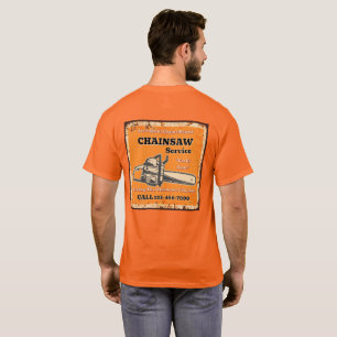 T-shirt Personnaliser le service de tronçonneuse Réparatio