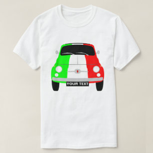 T-shirt Personnaliser le Vintage classique Italie Fiat 500