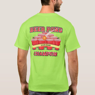 T-shirt Personnaliser les coupes de champion de Beer Pong