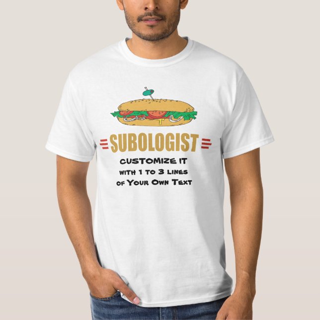 T-shirt Personnaliser les sandwiches secondaires (Devant)