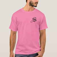 Personnaliser Monogramme S Rose