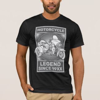T-shirt Personnaliser Motorcycle Trike Custom Biker Legend