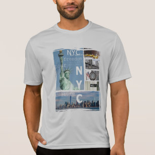 T-shirt Personnaliser New York City Manhattan Nyc Liberty