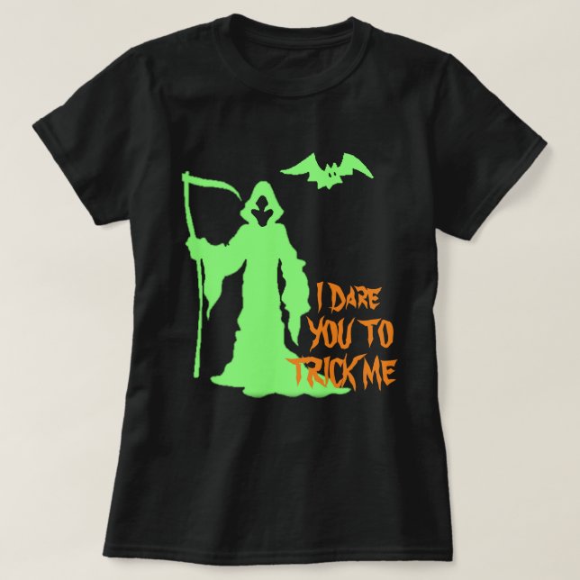 T-shirt Personnaliser Personnaliser w Grim Reaper Hallowee (Design devant)
