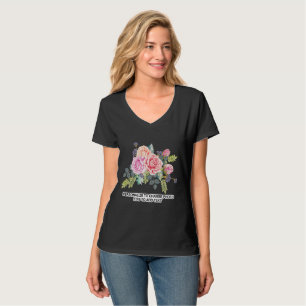 T-shirt Personnaliser Photo Citation de l'oeuvre Col V fon
