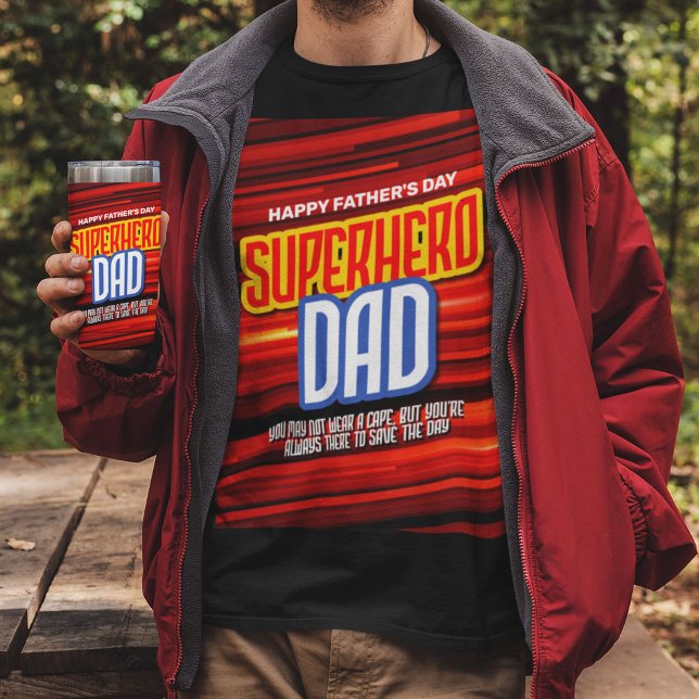 T-shirt Personnaliser SuperHero Papa (Créateur téléchargé)
