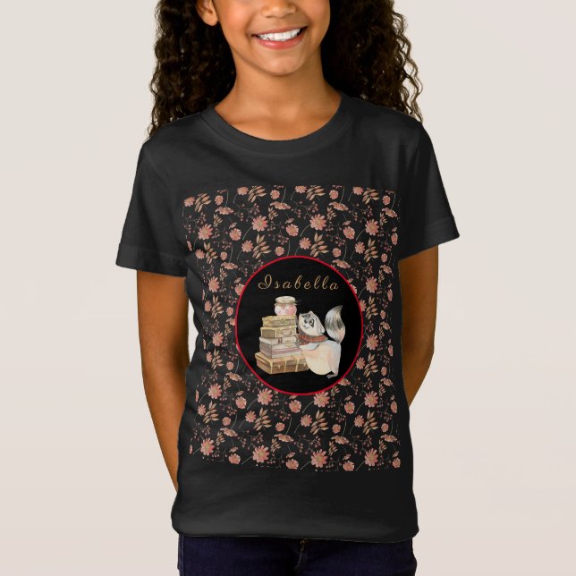 T-Shirt Personnaliser Sweet Raccoon Texte et couleur (Devant)