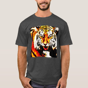 T-shirt Personnaliser Tiger Head Modèle élégant moderne
