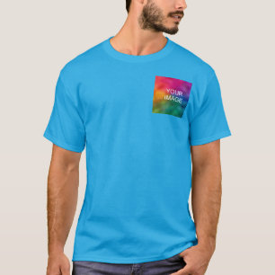 T-shirt Personnaliser Turquoise Blue Ajouter un Modèle de