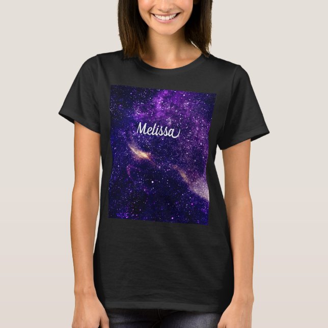 T-shirt Personnaliser Ultra violet violet violet galaxie a (Devant)