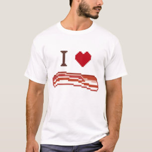 T-shirt Personnaliser Votre Bacon I Love