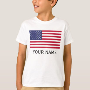 T-shirt Personnalisez avec votre nom USA Etats-Unis