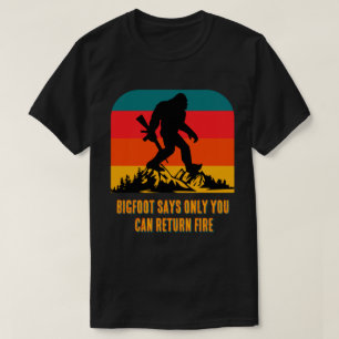 T-shirt Personnalisez Bigfoot dit que vous seul pouvez rip