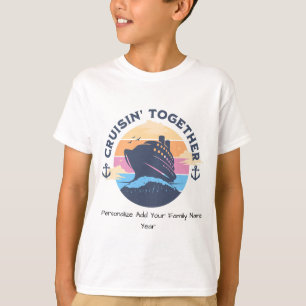 T-shirt Personnalisez la croisière du coucher de soleil en